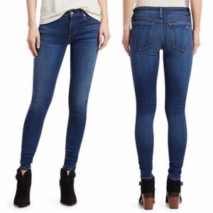 rag & bone Cate Mid-Rise Ankle Classic Indigo Skinny Jeans 32